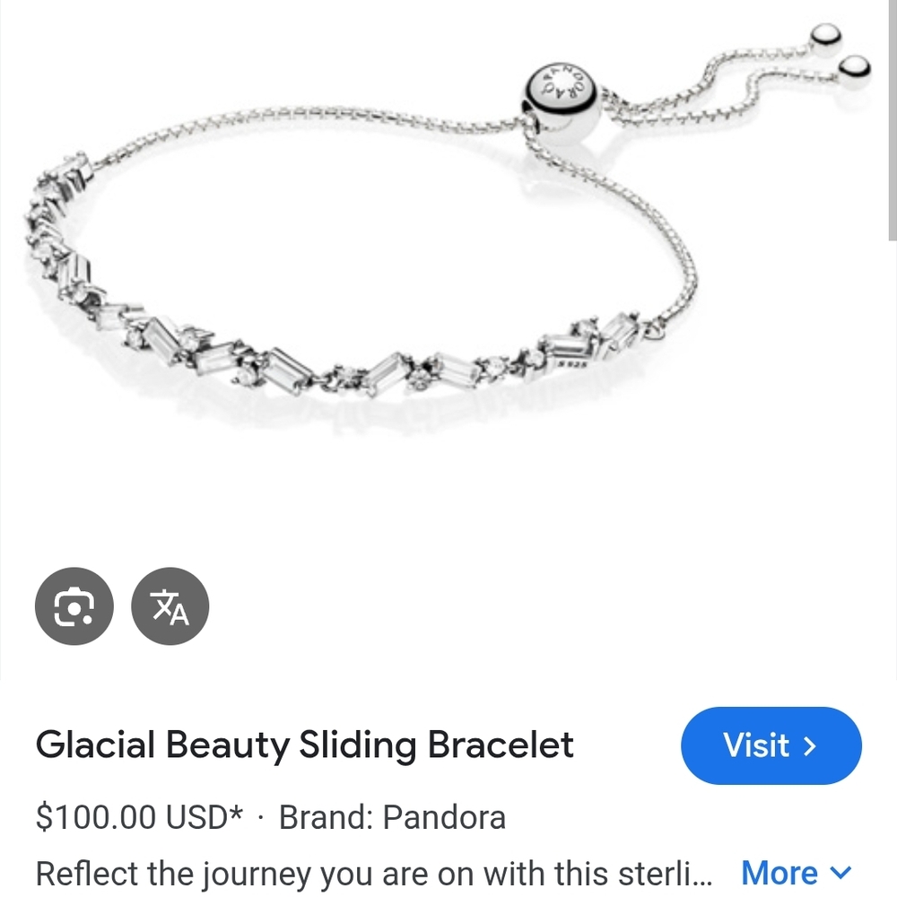 Pandora Silver Glacial Beauty Bracelet